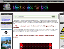 Tablet Screenshot of elektroniksforkids.com
